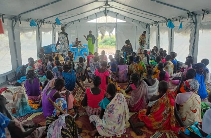 GBV Awareness on Dos and Don’ts the women and girls friendly space (WGFS)-Fangak County, Jonglei State.