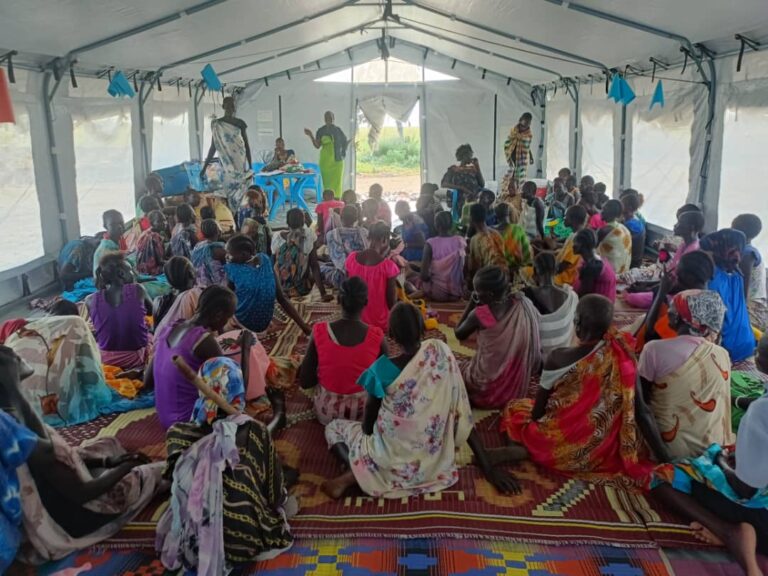 GBV Awareness on Dos and Don’ts the women and girls friendly space (WGFS)-Fangak County, Jonglei State.