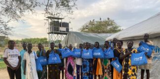 Dignity Kits Distribution Reaches Vulnerable Groups at Bor IDP Site.