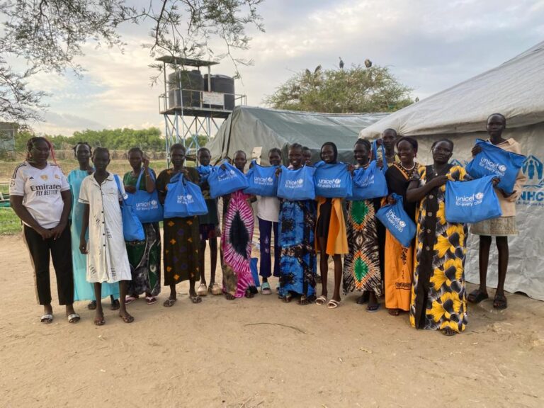 Dignity Kits Distribution Reaches Vulnerable Groups at Bor IDP Site.